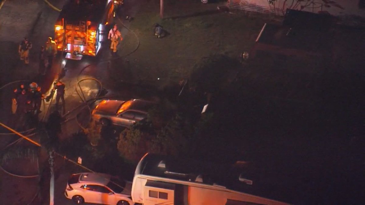 At least two people were found dead following a mobile home fire in Largo.