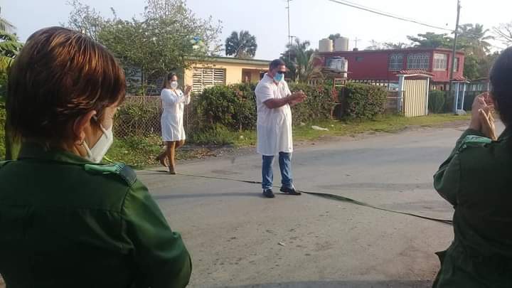 After 15 days without positive cases for COVID19, it was decided to lift the quarantine of the Santa Lucía and La Sabana Defense areas, as well as the closure of the institutional event at EMINCAR in Minas de Matahambre.