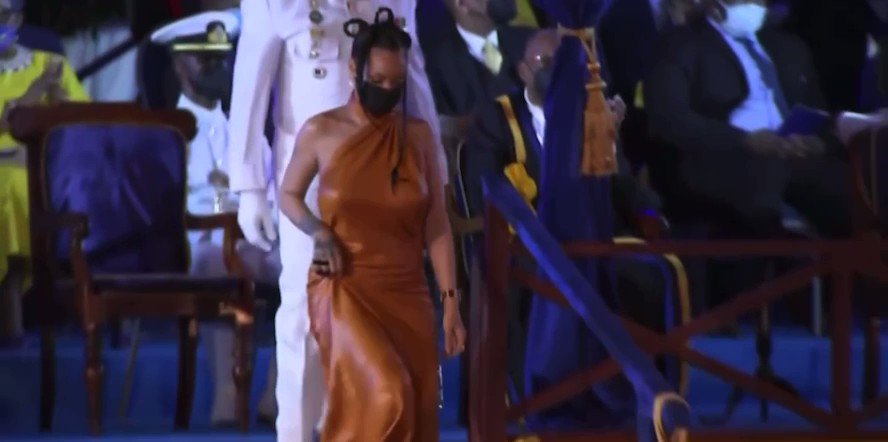 Rihanna is conferred with the honor of National Hero of Barbados by the prime minister