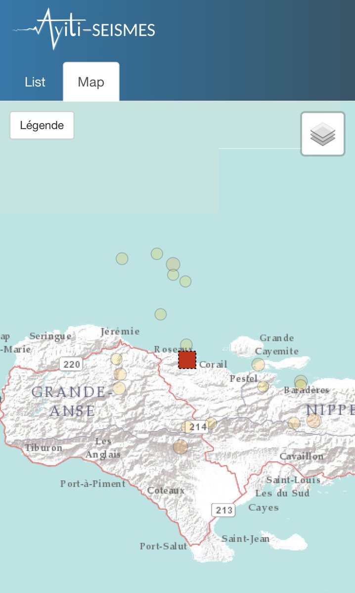 After the small earthquakes felt this morning in Port-au-Prince, a new tremor was immediately recorded, this time in the south. According to the data collected by the seismograph network, it is an earthquake of magnitude 4.6