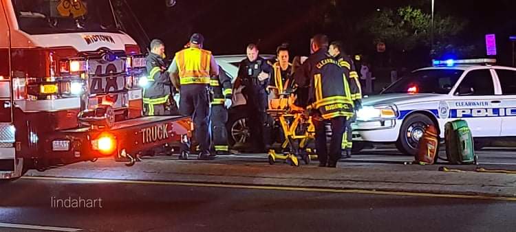 Clearwater: No serious injuries reported in extrication crash at Gulf to Bay and Old Coachman Road