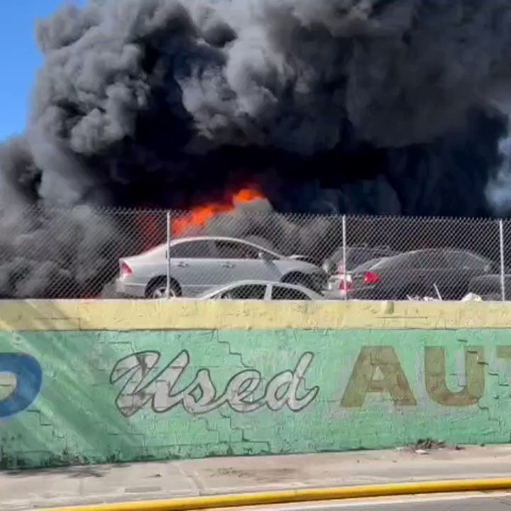 Miami-Dade Fire Rescue responded to a fire in Opa-Locka Saturday. Several vehicles caught fire at a junkyard at NW 127th Street and 32nd Avenue.The fire was eventually put out. There were no injuries reported