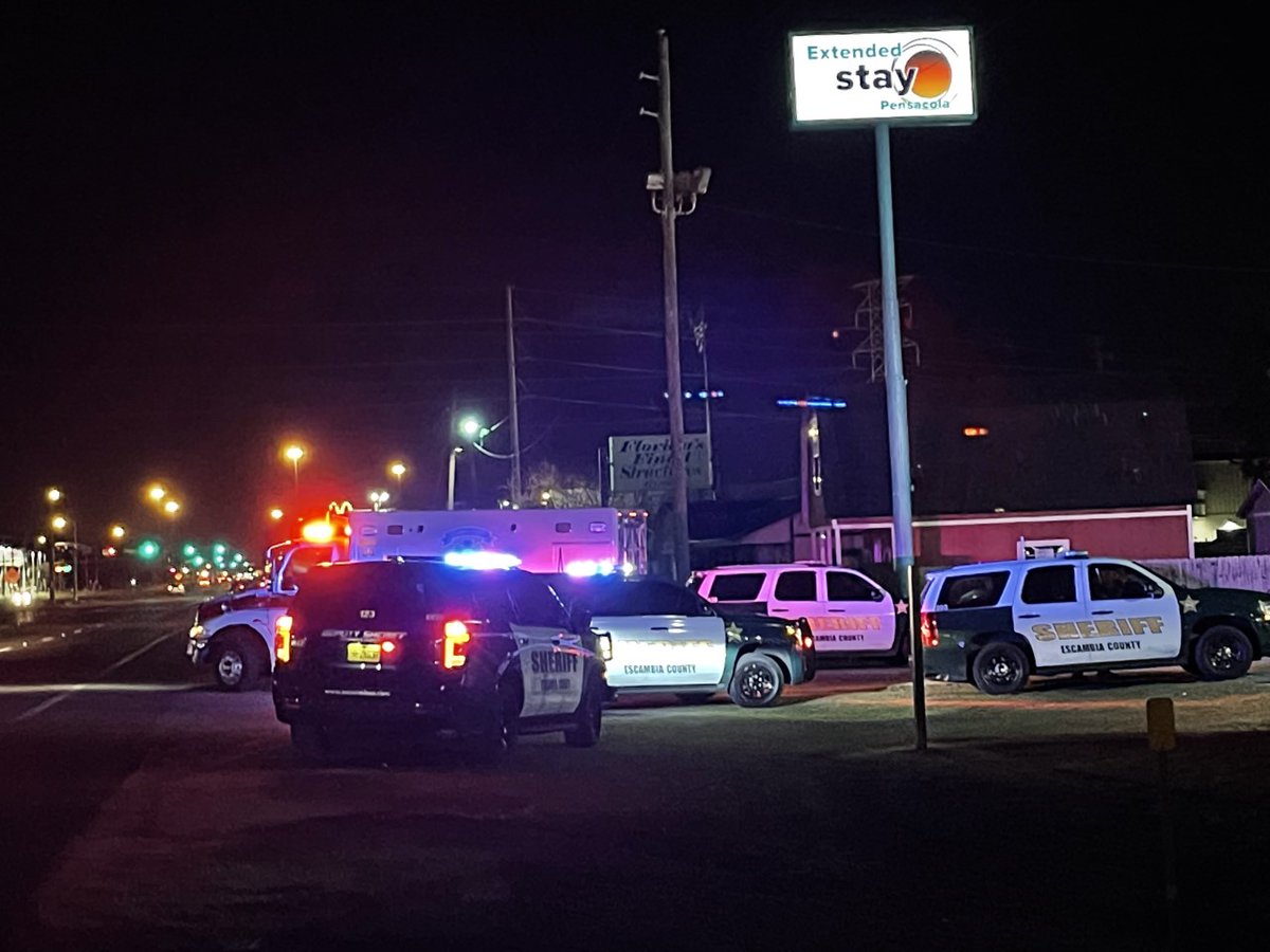 A man was shot on Pensacola Boulevard in Escambia County Wednesday night