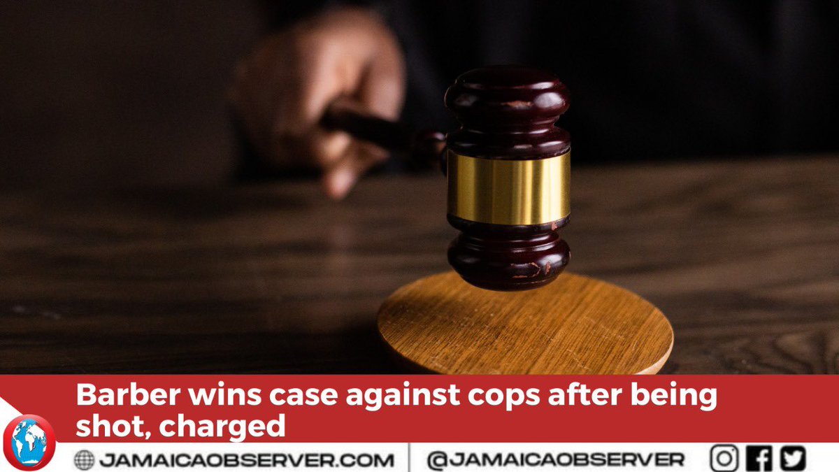 A 34-year-old barber who was shot by police and charged with illegal possession of a firearm was found not guilty in the Gun Court in Kingston on Wednesday. Xavier Thompson was freed after his defence team punched holes in the testimonies of two policemen