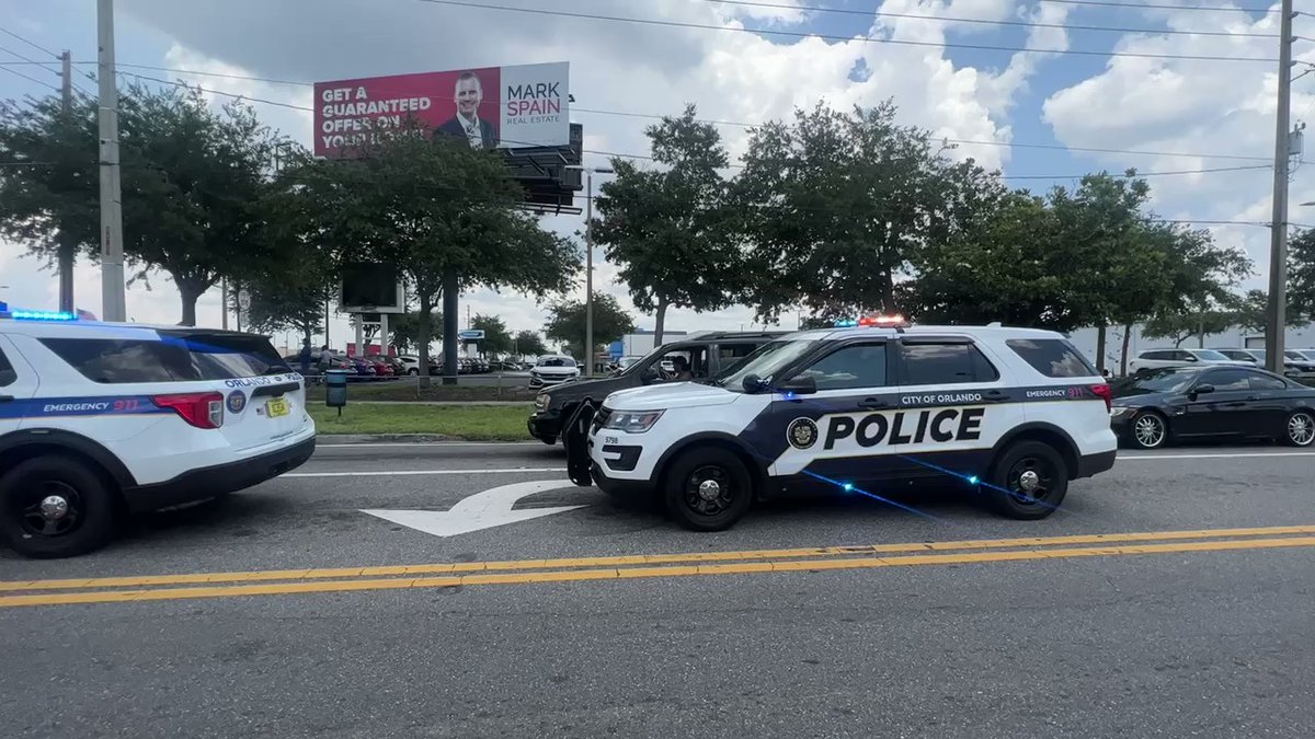 Scene of officer involved shooting in the area of Colonial Dr and Mercy Dr. Traffic impacts on Mercy.