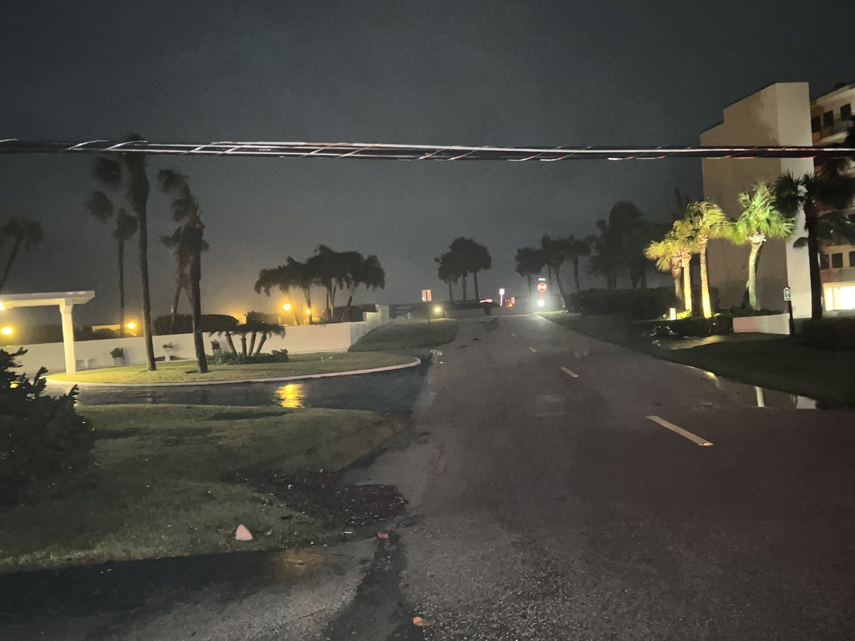 Power lines down to eye level on Indian Lilac Road in Vero Beach