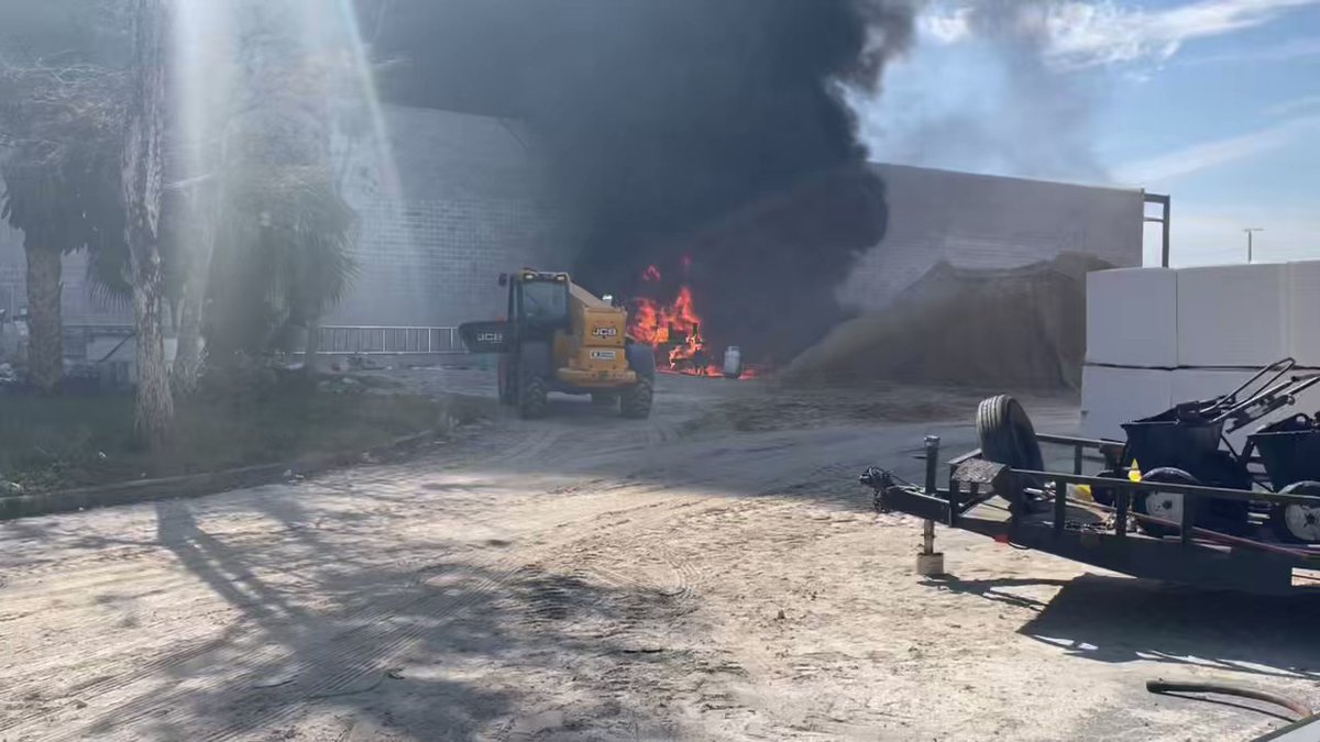 Coral Springs-Parkland Fire Department is on scene of a fire located in a construction site at the 1300 block of University Drive. Fire is out at this time