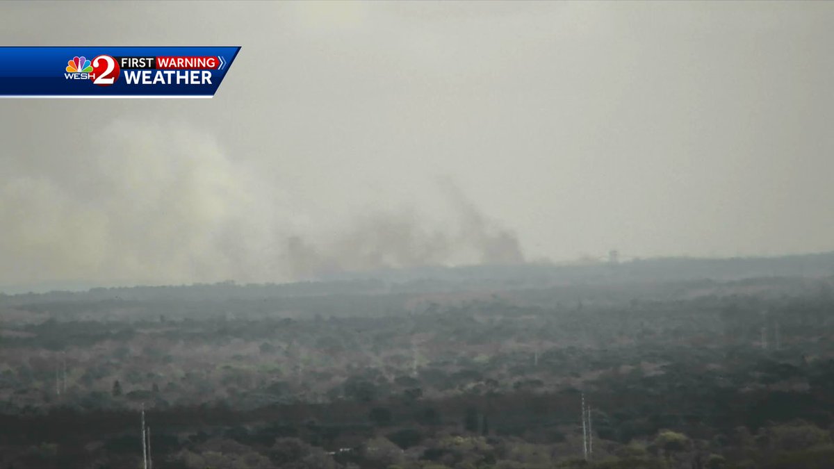 Here is a look at the big fire burning at nursery in Kissimmee. Crews have been battling this fire since this morning.