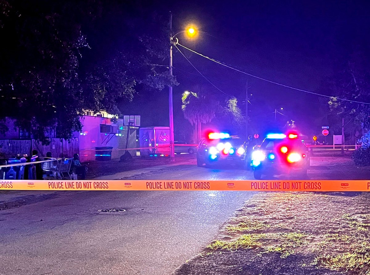 According to @TampaPD, one person has been shot  several times  in the 8200 block of N. 13th St. and transported to a local hospital. The condition of the victim is unknown and they do not believe it was a random act