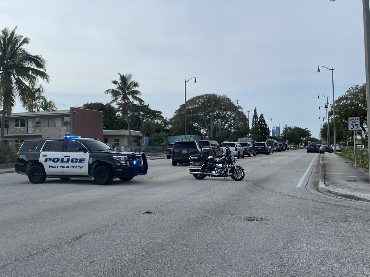 A SWAT team, bomb squad and  West Palm Beach Police are on scene along 28th St. and Broadway. This situation involves an individual behind a shooting from this morning. The victim is expected to be ok.