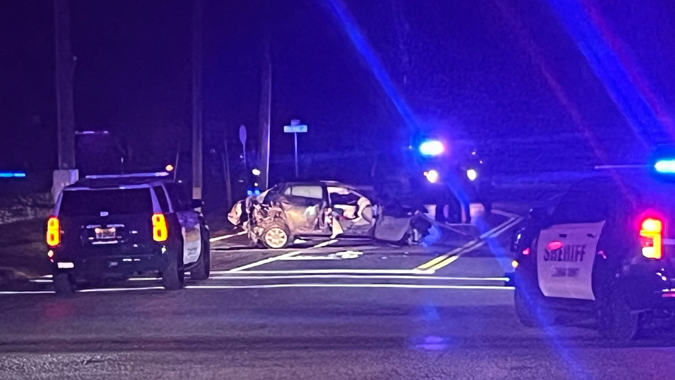 A car was heavily damaged in a wreck at Kingsfield Road and Chemstrand Road near Cumberland Farms in Escambia County. An investigation is ongoing