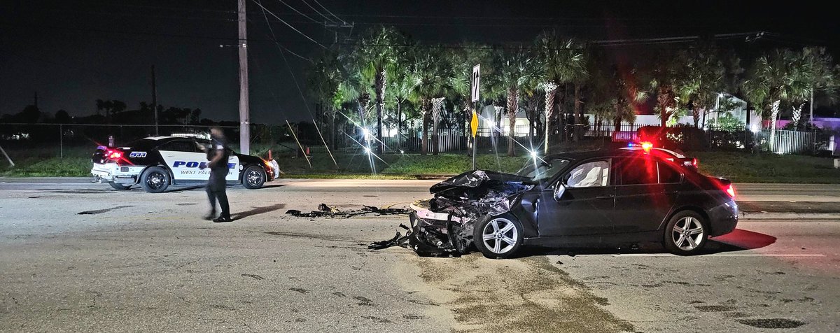 TrafficAlert 45th Street closed in both directions after a BMW struck a patrol car. Both drivers taken to the hospital with minor injuries. Charges pending against the BMW driver as crash investigation is ongoing. The officer was not responding to a call at the time
