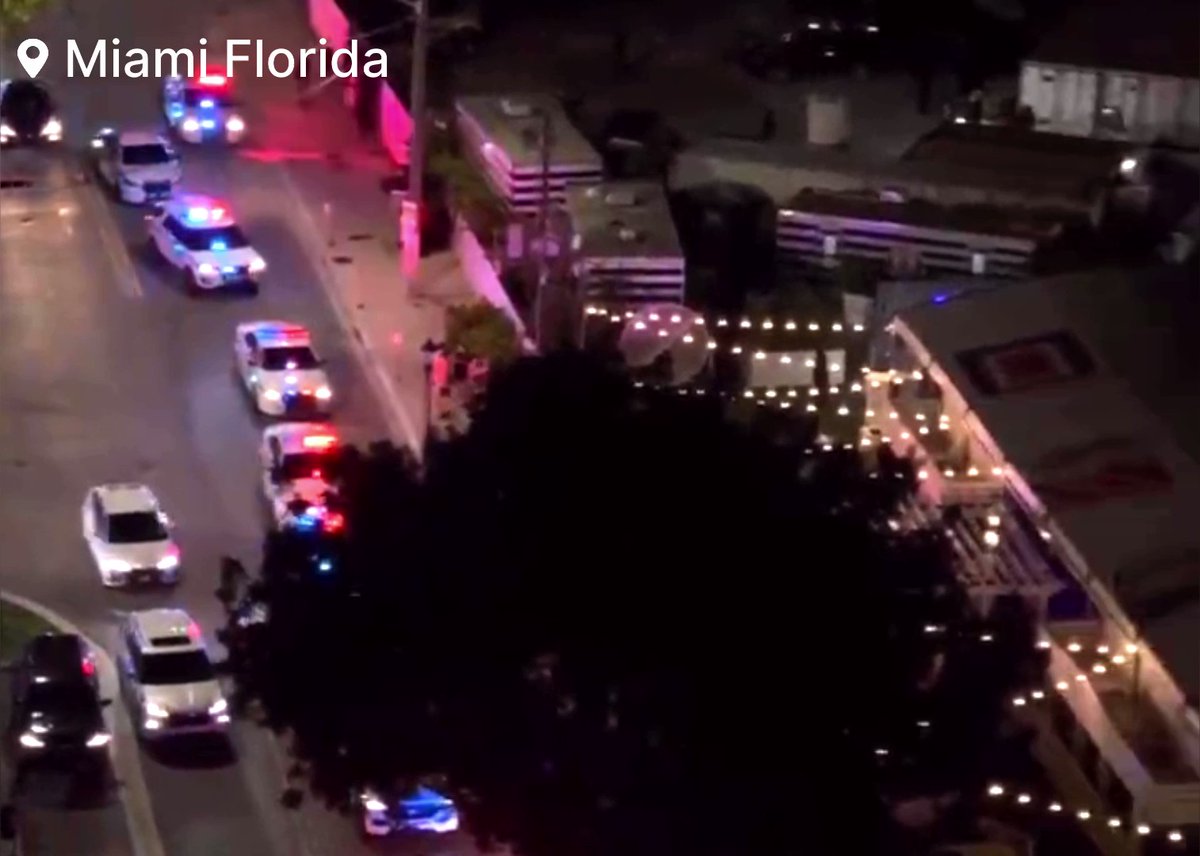 Multiple Law Enforcement are on the scene to Armed Man Holding Over a Dozen People Hostage Aboard a yacht. Miami   Florida Currently, multiple law enforcements and other agencies are on the scene as they respond to an Armed man with a gun holding a boat