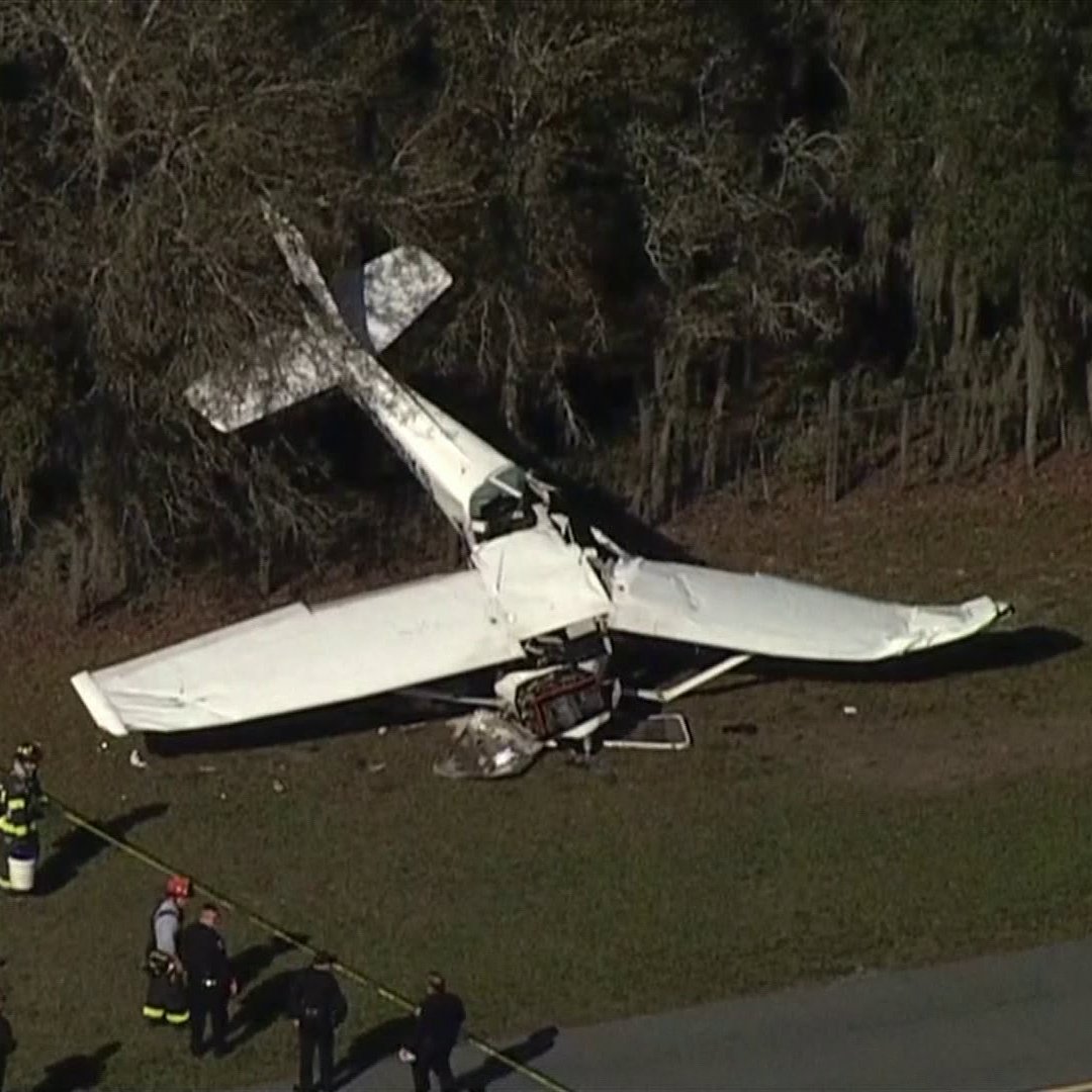 A plane has crashed near Zephyrhills Municipal Airport