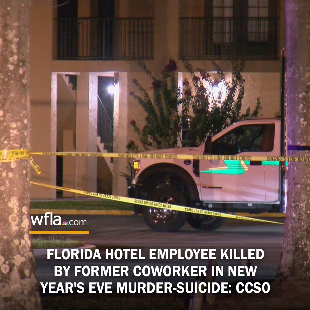 Fatal shooting: Deputies say a suspect entered a Florida hotel lobby and shot their former coworker before turning the gun on themselves