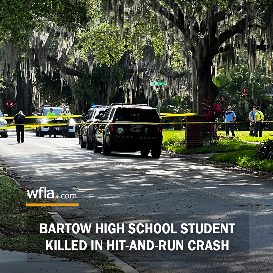 Police are looking for the driver who struck and killed a Bartow High School student while fleeing the scene of another hit-and-run crash