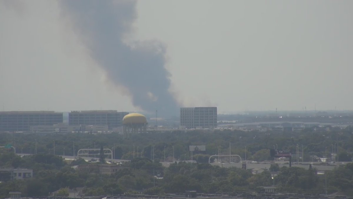 Crews battling 2-alarm fire at Tampa apartment complex  on the 3300 block of W. Hillsborough Avenue.