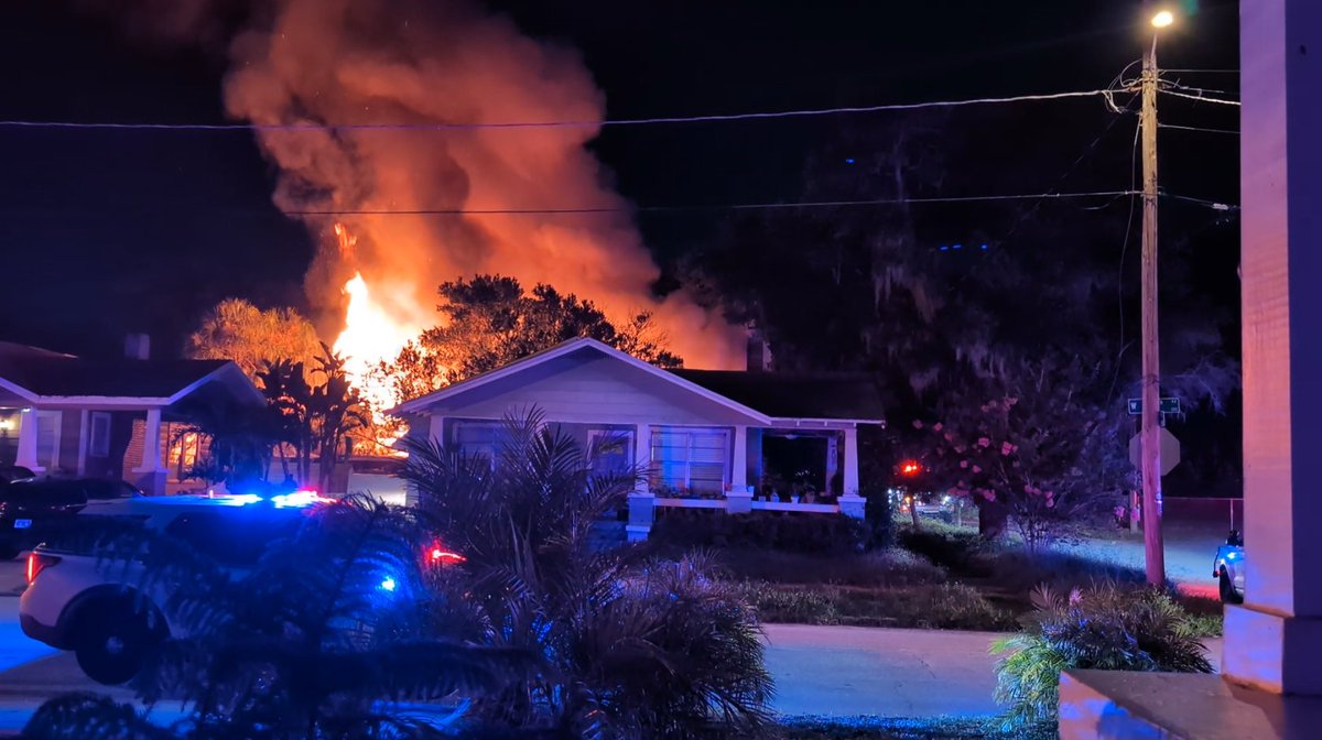 Tampa Heights home engulfed in flames; fire under investigation