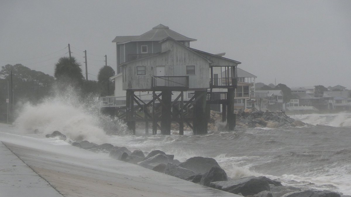 Hurricane Helene is making her way towards Florida. Some early impacts were seen this morning around Alligator Point. Winds were already pushing water inland and power outages were seen in some areas.