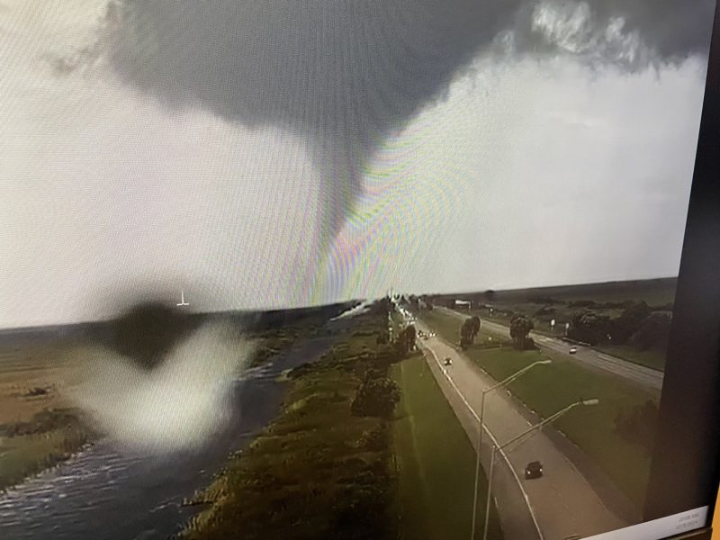 Tornado crosses Florida interstate as Hurricane Milton churns closer