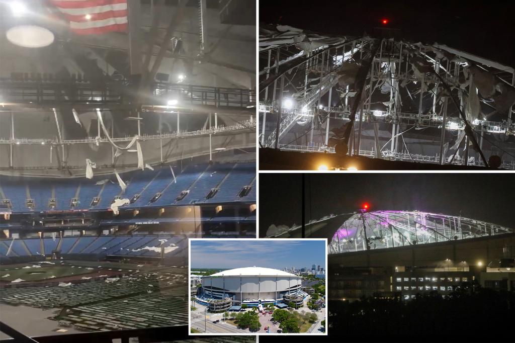 To be clear, it was NOT being used as a shelter during the storm. It was staged to use for first responders AFTER the storm. Only 13 employees were inside at the time, all have been accounted for.