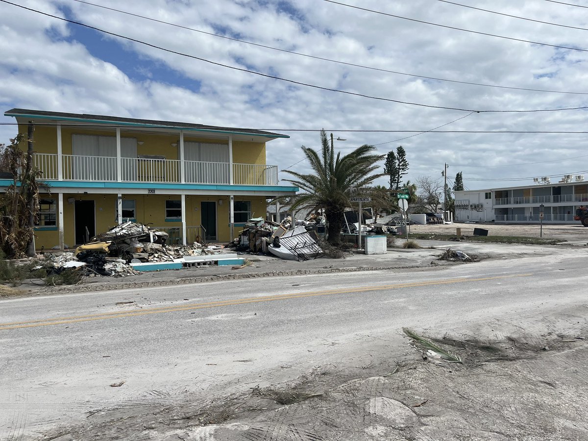 St. Pete Beach after one two punch from Helene and Milton  Neighbors say Helene did most of this damage