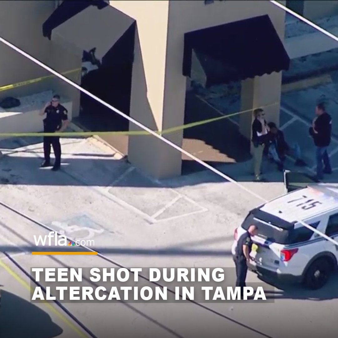 A teen was injured during a shooting in Tampa, police announced