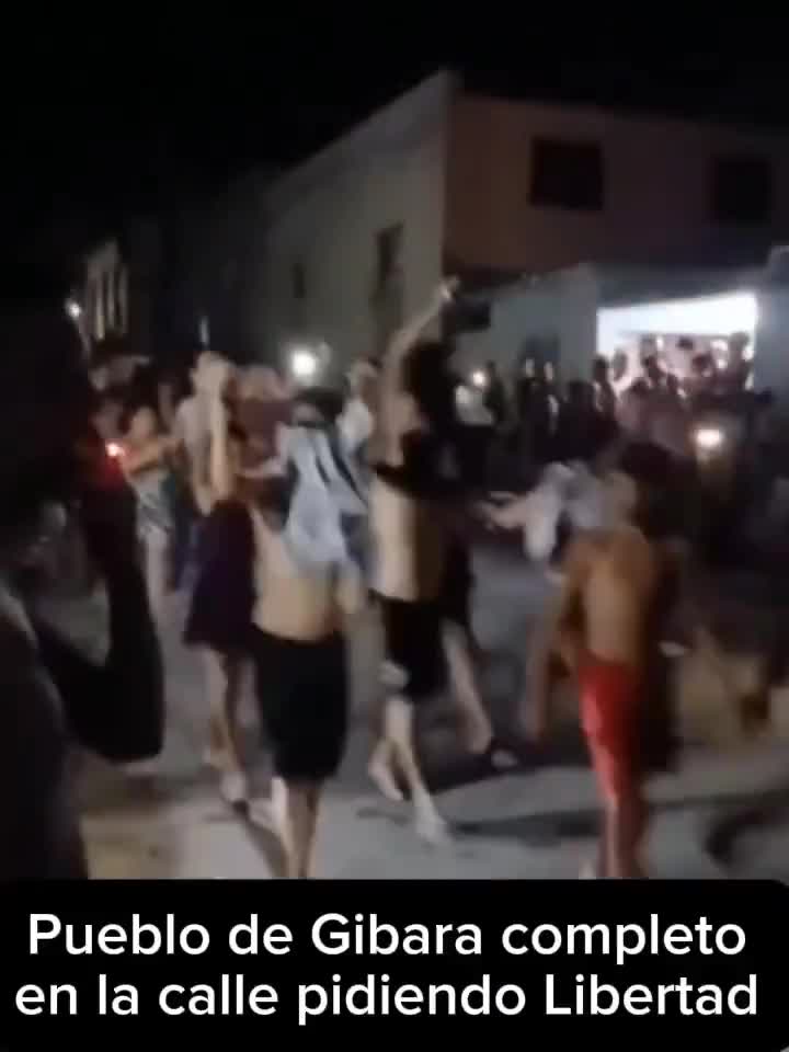 Mass protests in Holguín, Cuba, against the regime over the lack of electricity and the prolonged misery after 64 years of communism.