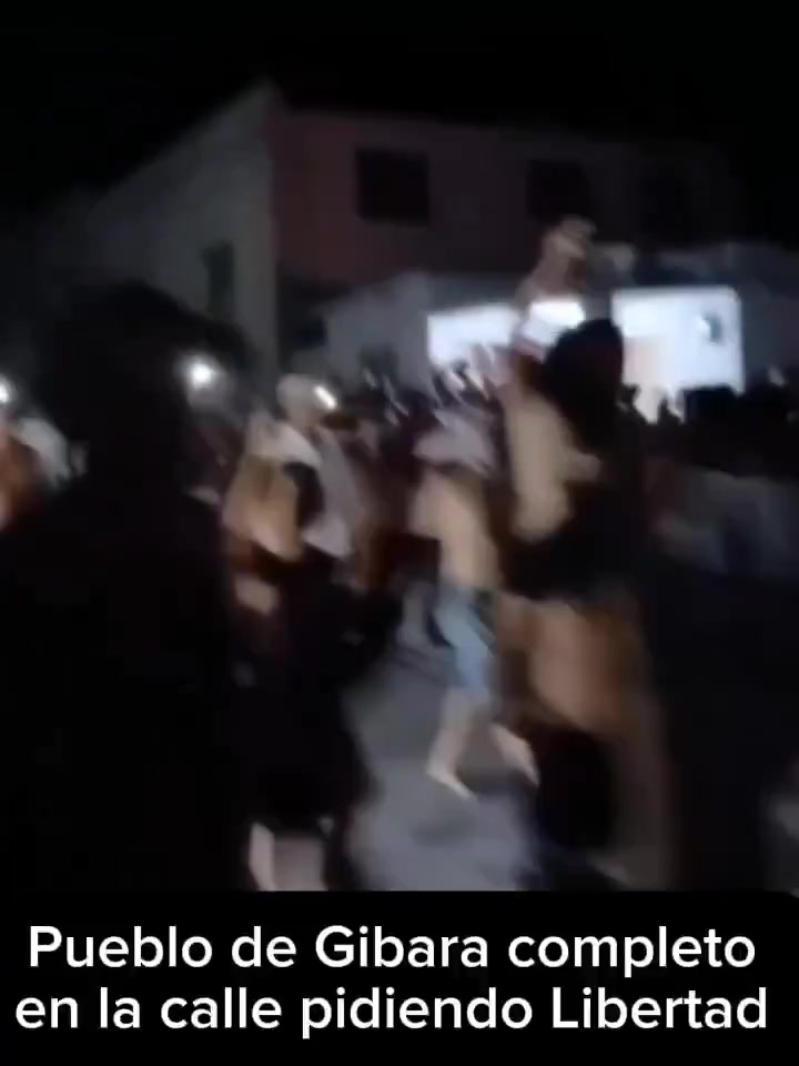 Mass protests in Holguín, Cuba, against the regime over the lack of electricity and the prolonged misery after 64 years of communism.