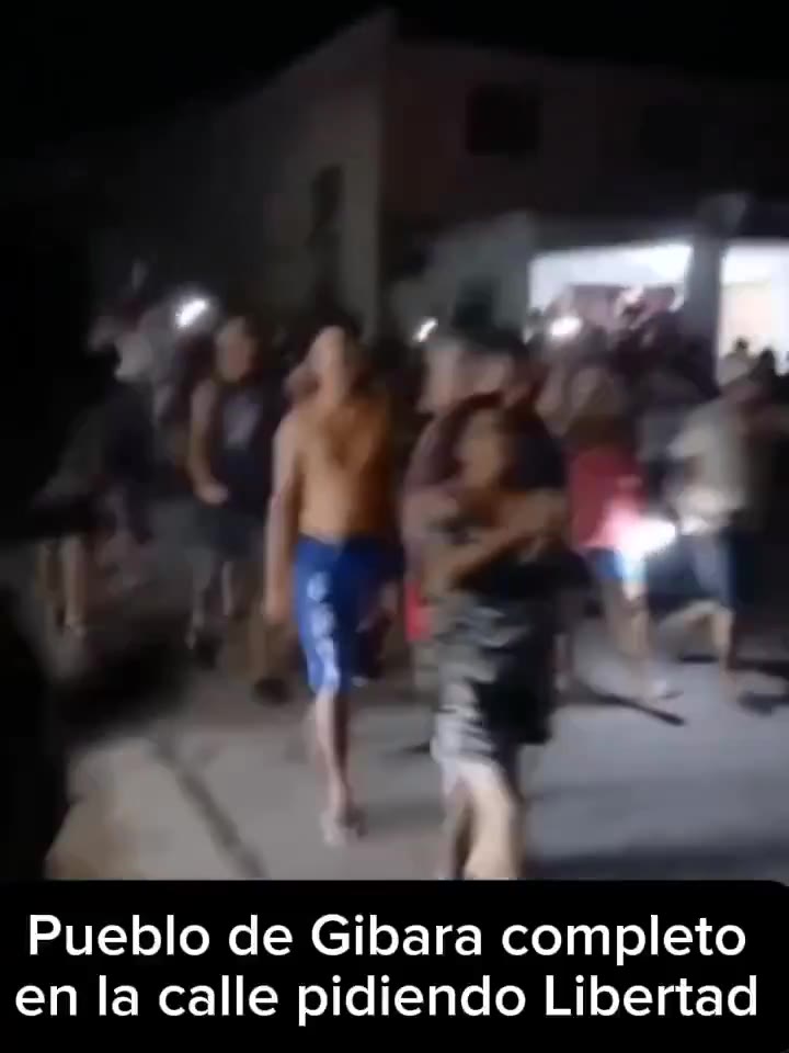 Mass protests in Holguín, Cuba, against the regime over the lack of electricity and the prolonged misery after 64 years of communism.
