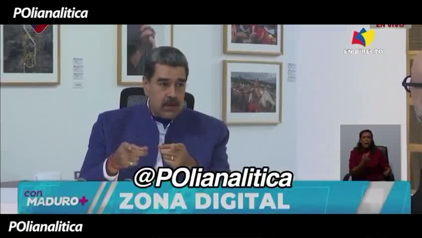 Maduro denunciou que os EUA usam falsamente o tráfico de drogas porque não podem acusar a Venezuela de ter armas de destruição em massa para invadir o país.