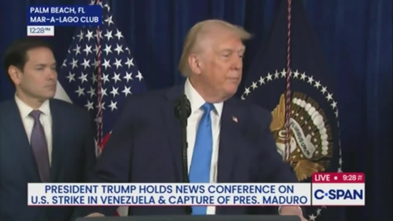 ترامپ: فکر می‌کنم کوبا چیزی خواهد بود که در نهایت درباره آن صحبت خواهیم کرد، زیرا کوبا در حال حاضر یک ملت در حال شکست است. خیلی شبیه به این است. روبیو: اگر من در دولت بودم، نگران می‌شدم.