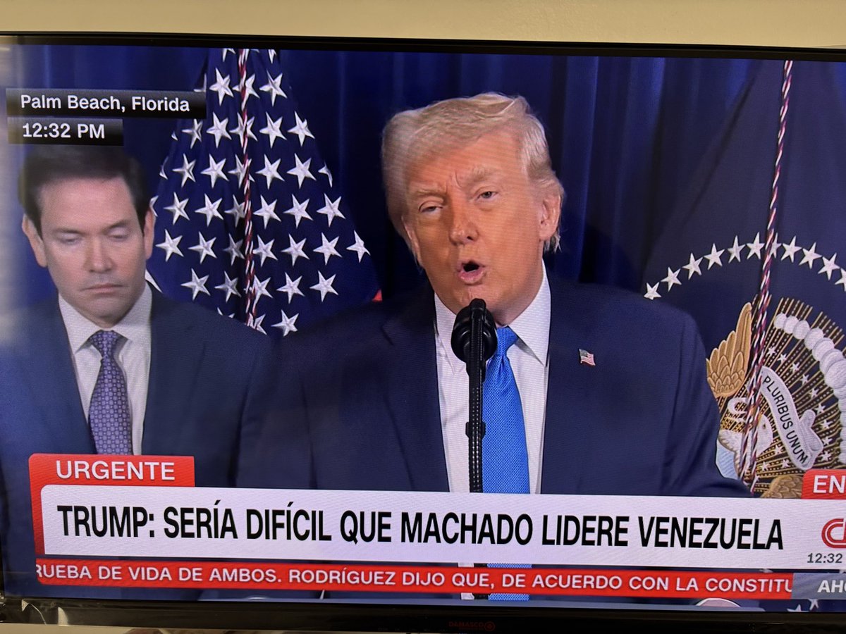 ترامپ احتمال رهبری ماریا کورینا را رد کرد