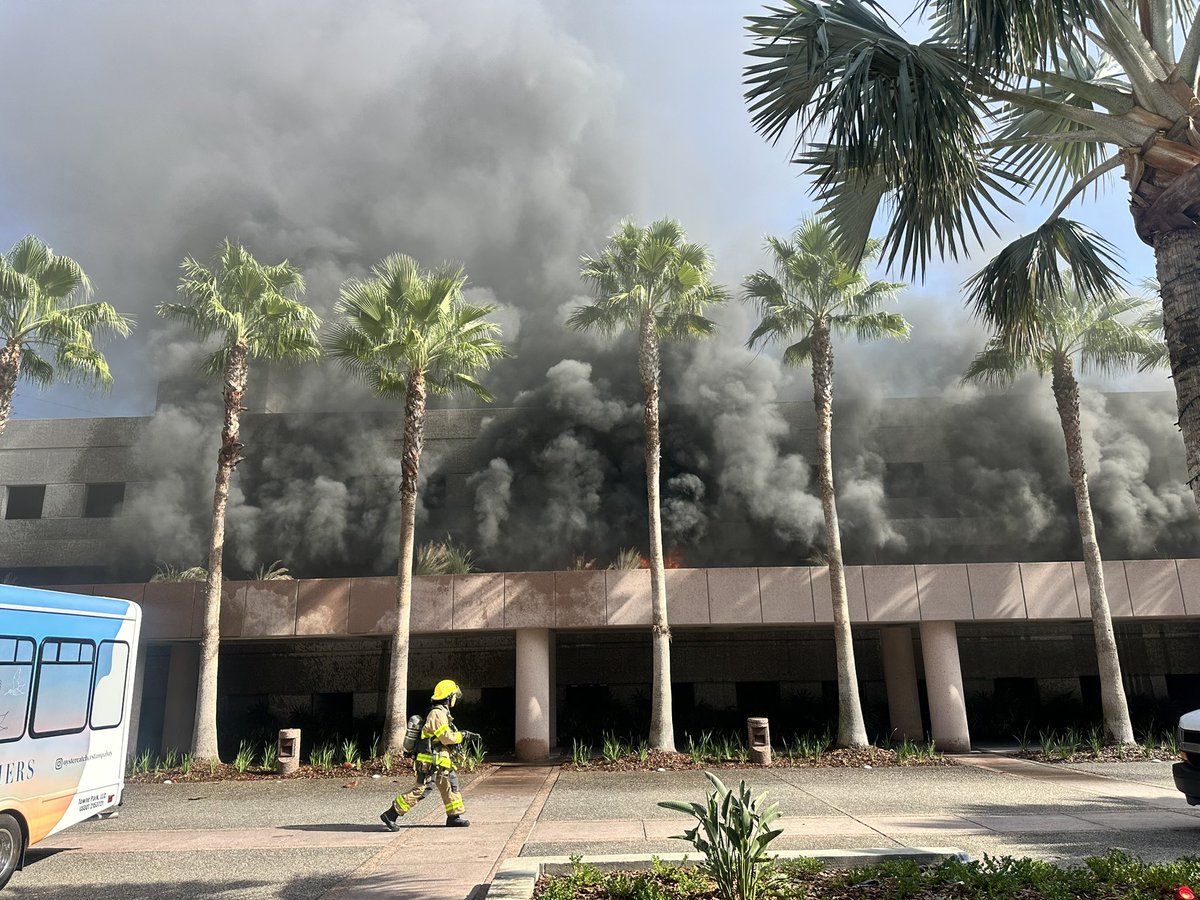 TFR crews are on the scene of multiple vehicles on fire at the Grand Hyatt hotel located at 2900 Bayport Drive. No reported injuries at this time. PIO on scene