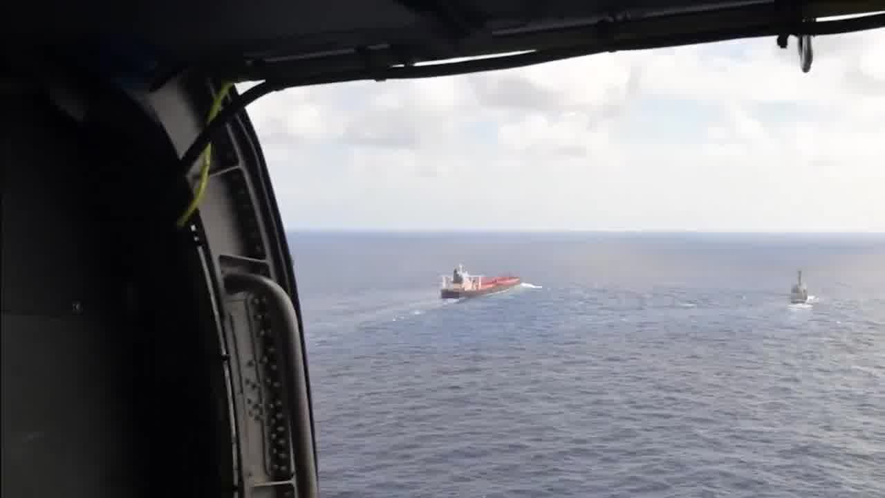 Pentagon: Overnight, U.S. forces conducted a right-of-visit, maritime interdiction and boarding of the Veronica III without incident in the INDOPACOM area of responsibility. The vessel tried to defy President Trump’s quarantine —hoping to slip away. We tracked it from the Caribbean to the Indian Ocean, closed the distance, and shut it down