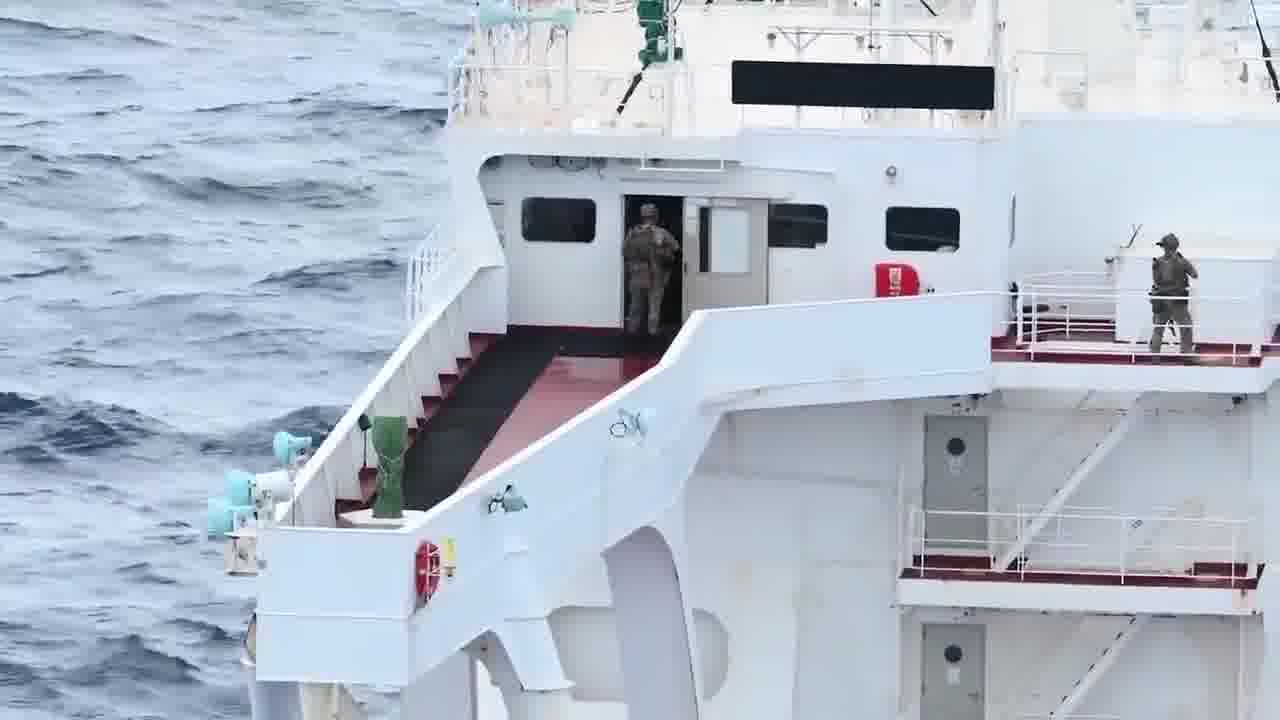 Pentagon: Overnight, U.S. forces conducted a right-of-visit, maritime interdiction and boarding of the Veronica III without incident in the INDOPACOM area of responsibility. The vessel tried to defy President Trump’s quarantine —hoping to slip away. We tracked it from the Caribbean to the Indian Ocean, closed the distance, and shut it down