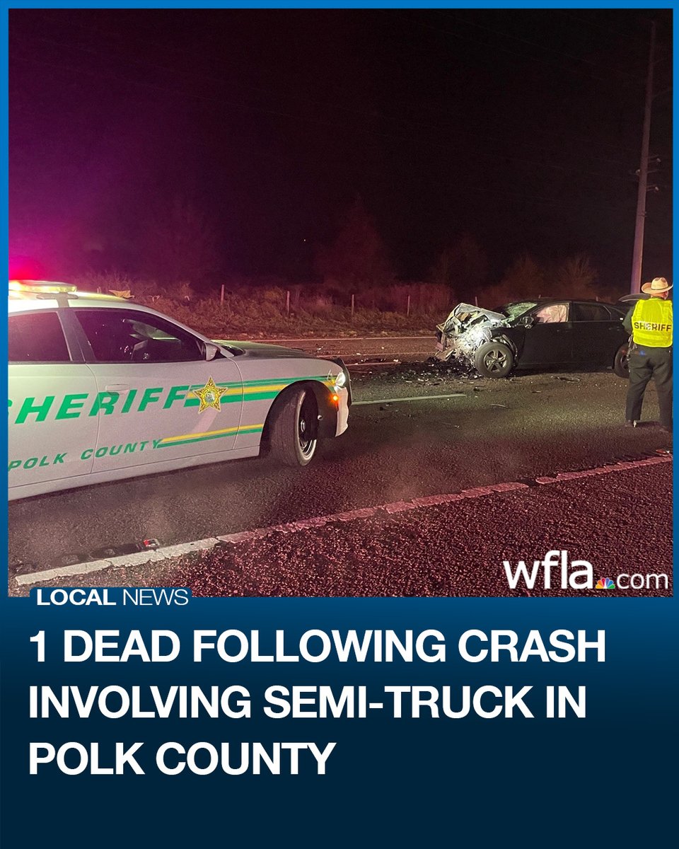 Deputies are investigating after a traffic crash in Lake Wales left one person dead early Wednesday morning