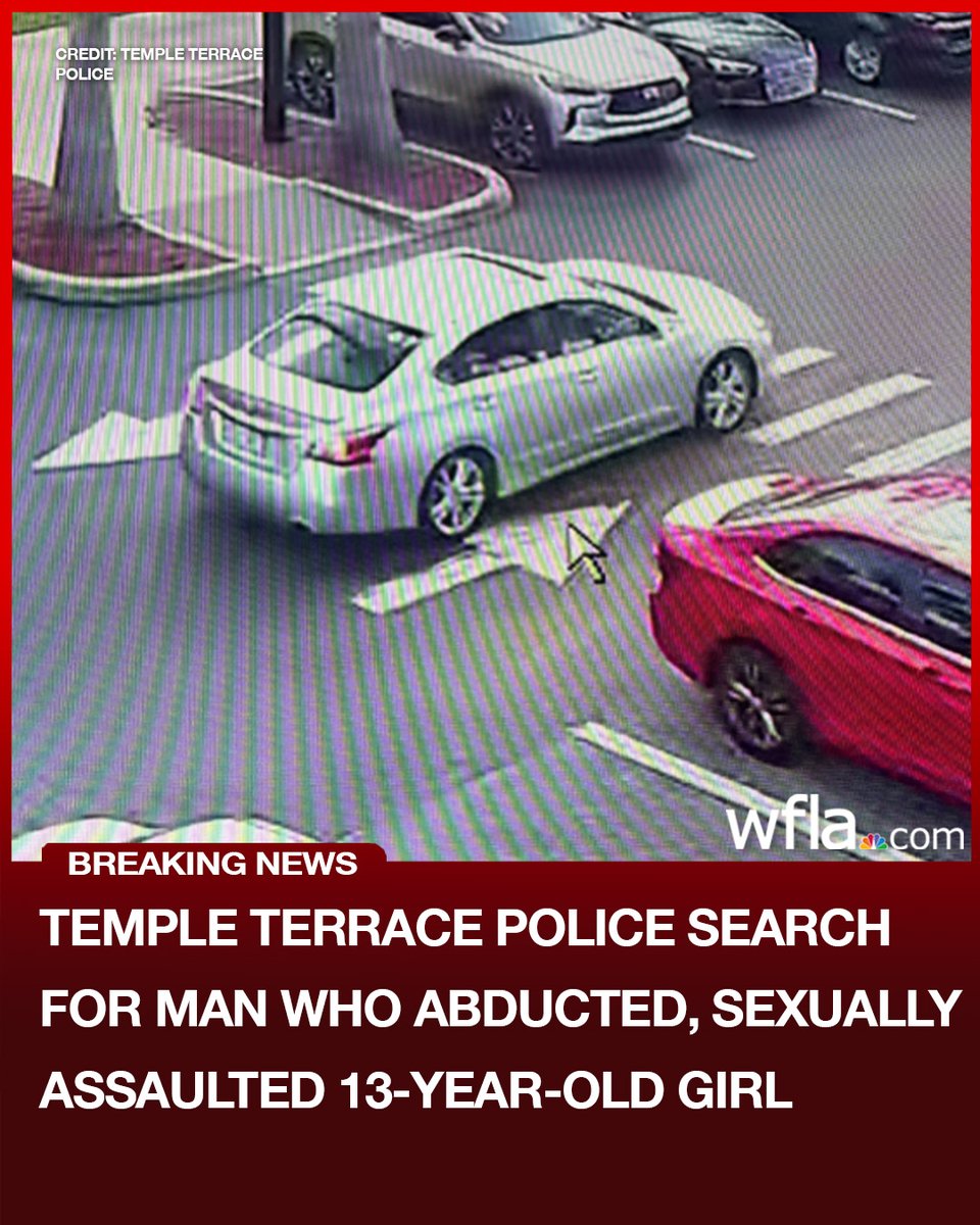 Temple Terrace police are on the hunt for a man who forced a girl into his car at an apartment complex and sexually assaulted her