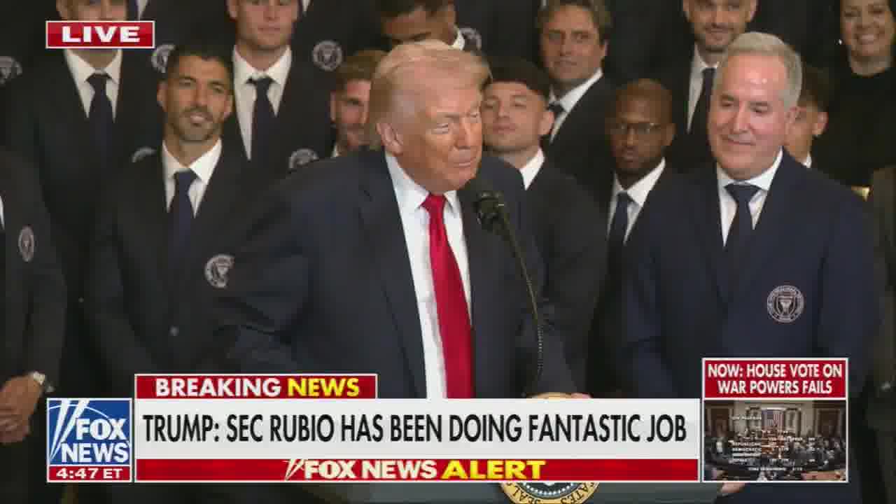 Trump says Cuba is next. He adds that they could do multiple countries at once but: if you watch countries that do them all too fast, bad things happen