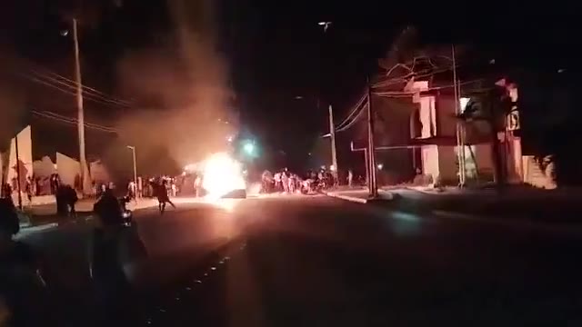 Protesters in Morón, Cuba set fire to a local Communist Party headquarters during demonstrations over worsening fuel shortages and widespread blackouts