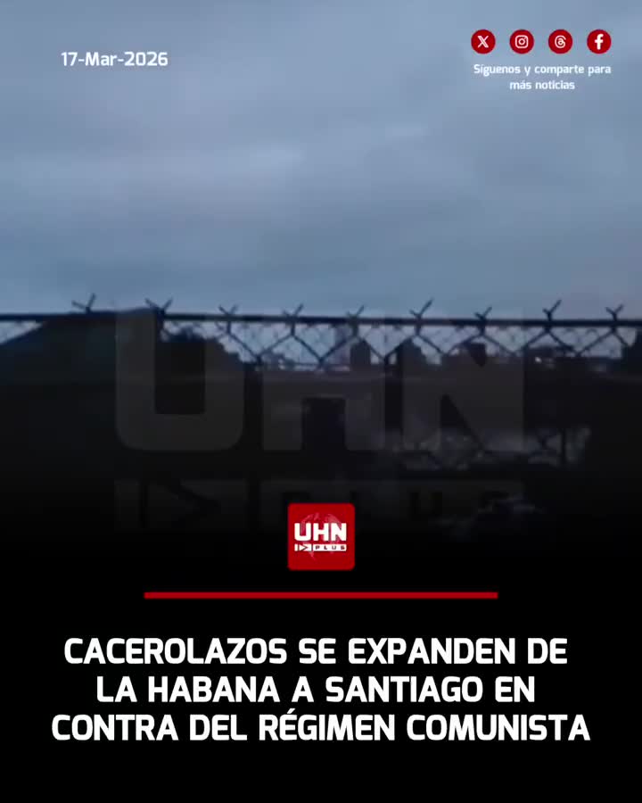 Pot-banging protests erupted in El Vedado (Havana) and also in Santiago de Cuba after prolonged power outages of more than 24 hours, with residents taking to the streets to protest the lack of basic services. Pressure in the streets is mounting as demonstrations multiply.