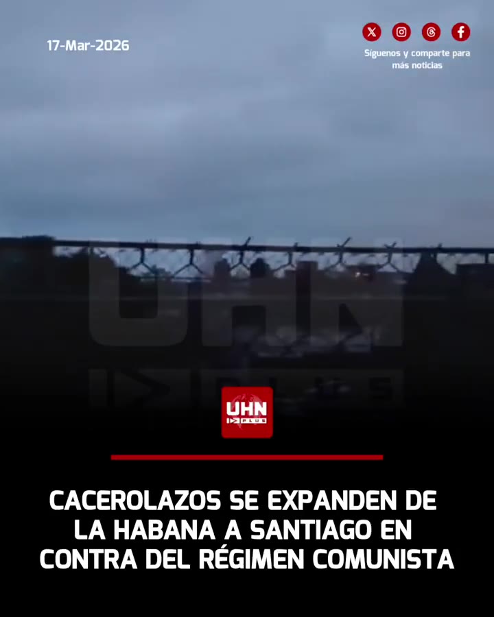 Pot-banging protests erupted in El Vedado (Havana) and also in Santiago de Cuba after prolonged power outages of more than 24 hours, with residents taking to the streets to protest the lack of basic services. Pressure in the streets is mounting as demonstrations multiply.