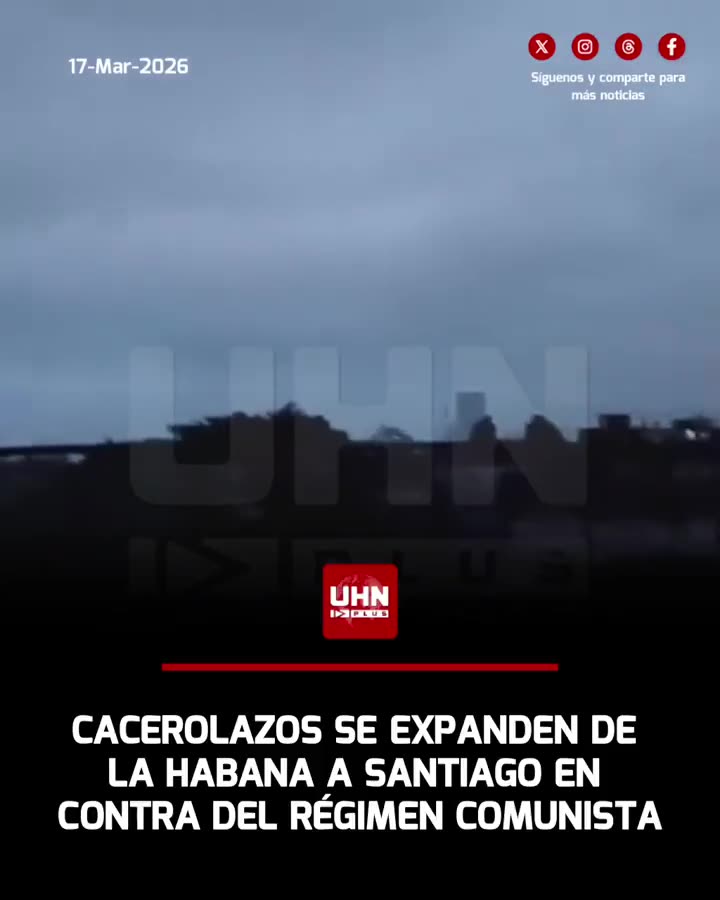 Pot-banging protests erupted in El Vedado (Havana) and also in Santiago de Cuba after prolonged power outages of more than 24 hours, with residents taking to the streets to protest the lack of basic services. Pressure in the streets is mounting as demonstrations multiply.