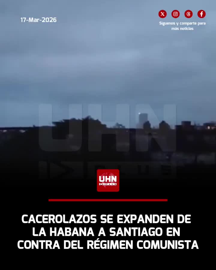 Pot-banging protests erupted in El Vedado (Havana) and also in Santiago de Cuba after prolonged power outages of more than 24 hours, with residents taking to the streets to protest the lack of basic services. Pressure in the streets is mounting as demonstrations multiply.