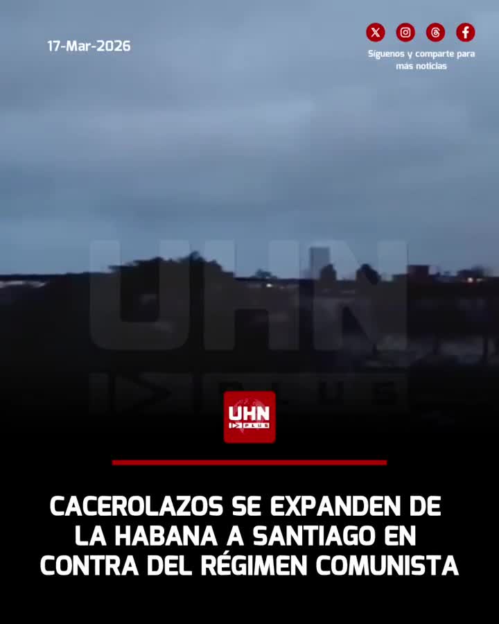 Pot-banging protests erupted in El Vedado (Havana) and also in Santiago de Cuba after prolonged power outages of more than 24 hours, with residents taking to the streets to protest the lack of basic services. Pressure in the streets is mounting as demonstrations multiply.