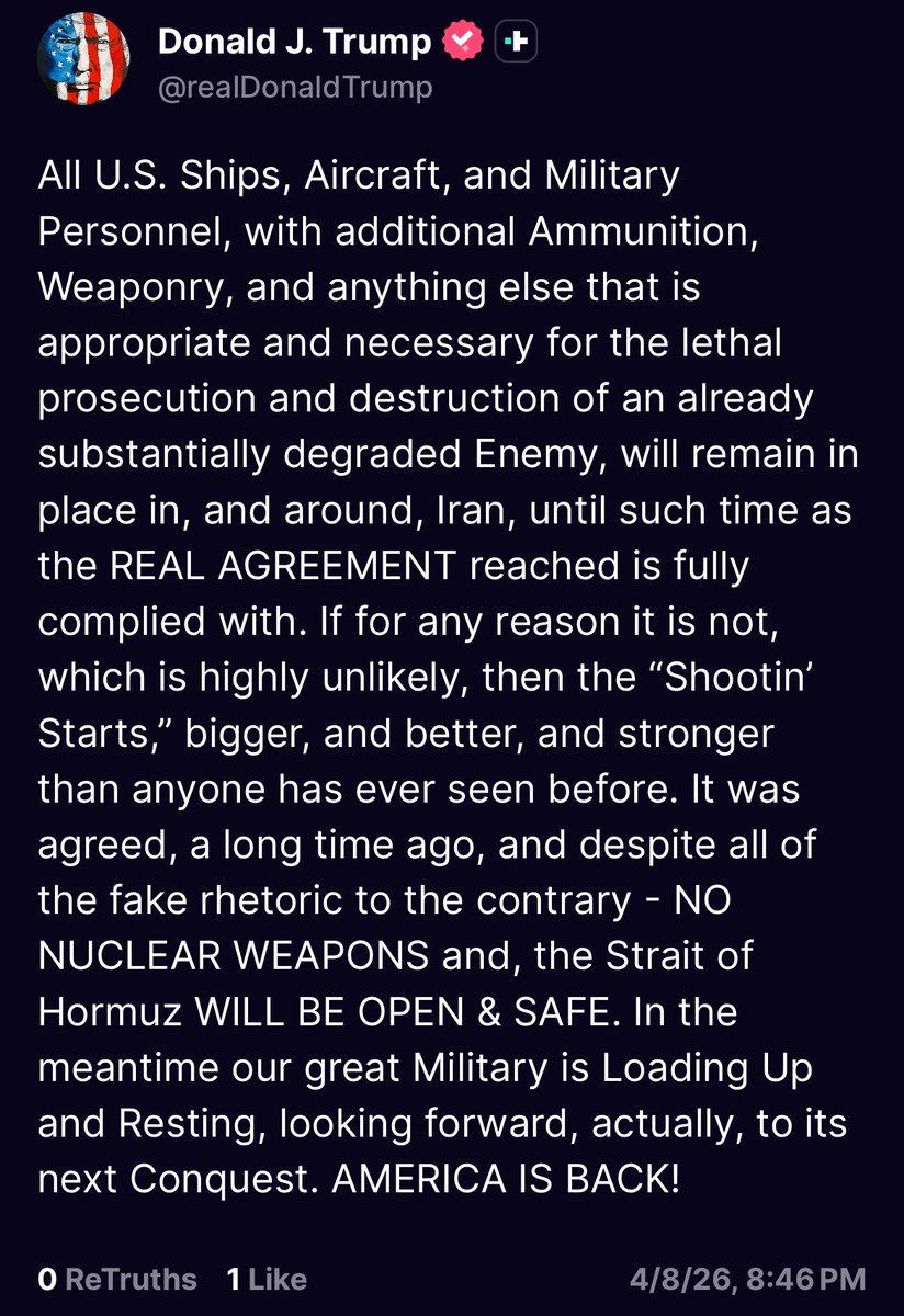 טראמפ, שפרסם על נותרו כוחות אמריקאים סביב איראן, אומר כי הצבא האמריקאי מצפה לכיבוש הבא שלה.