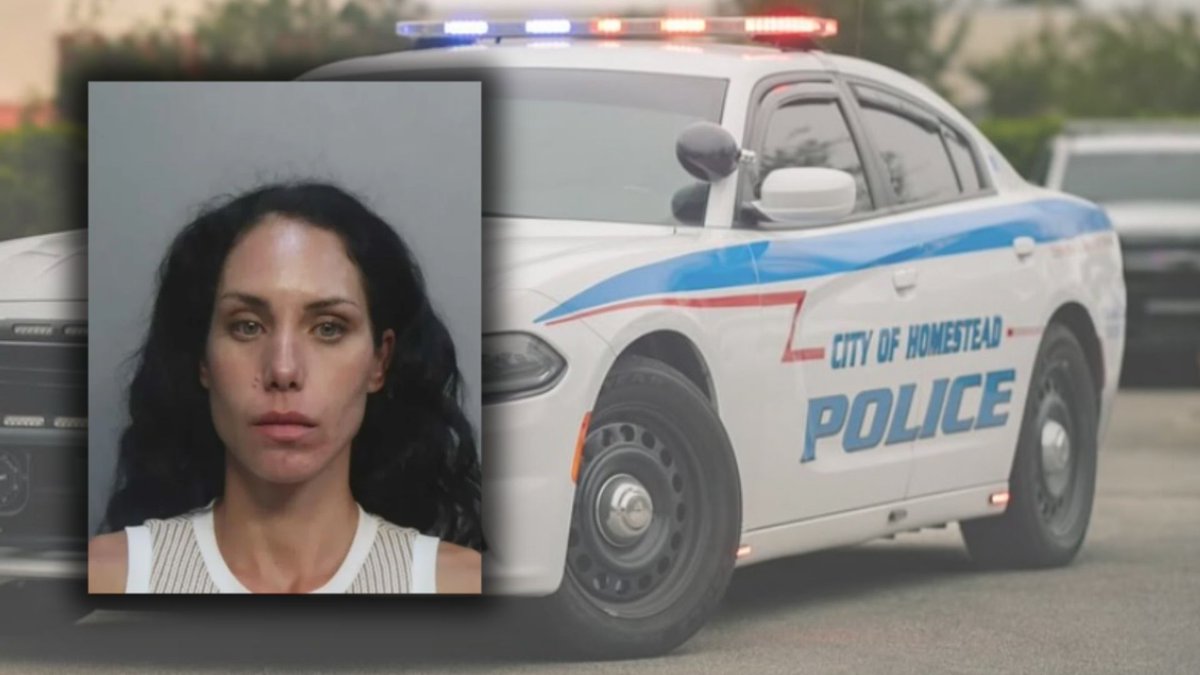 Two people were hospitalized Saturday night when an allegedly intoxicated woman opened fire at a South Florida shopping plaza parking lot