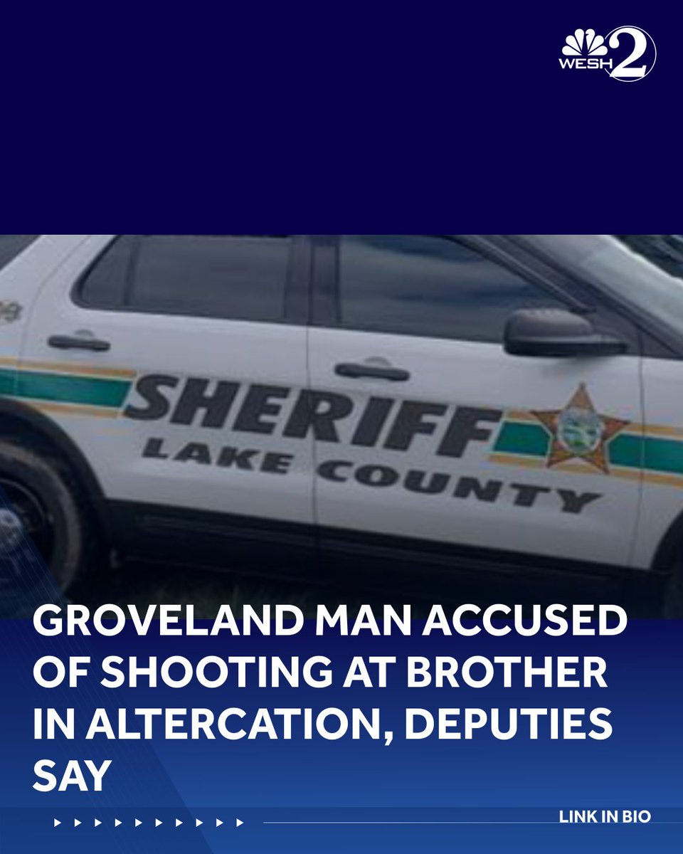 Groveland man accused of shooting at brother in altercation, deputies say