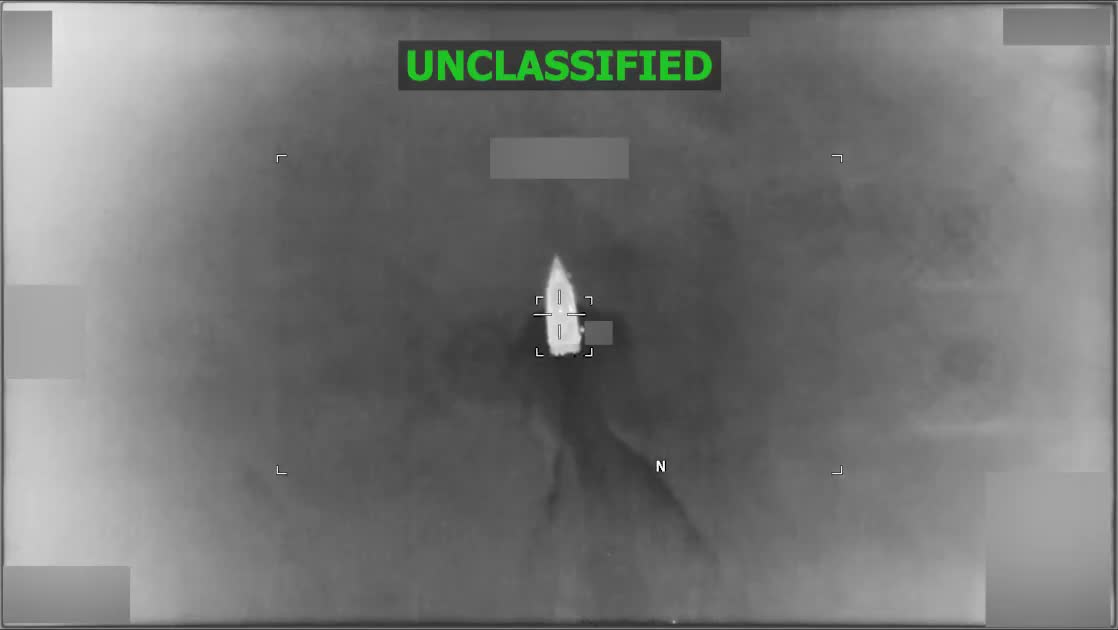 SOUTHCOM: On October 4, under the direction of SOUTHCOM, Joint Task Force Western Hemisphere executed a lethal, kinetic strike on a go-fast vessel operating along established narco-trafficking routes in the Caribbean. Confirmed intelligence revealed the vessel's active involvement in